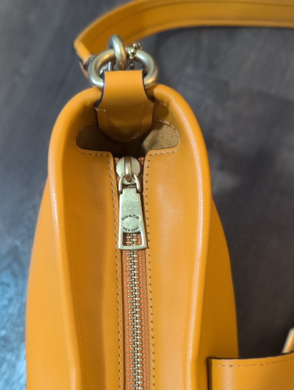 Coach Tali Bag In Papaya - Picture 8 of 15